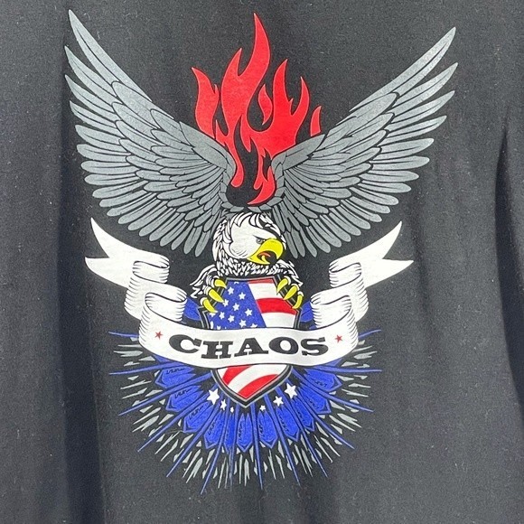 Kristin Ashley Chaos Book Series Logo Short Sleeve Tee - Picture 3 of 7